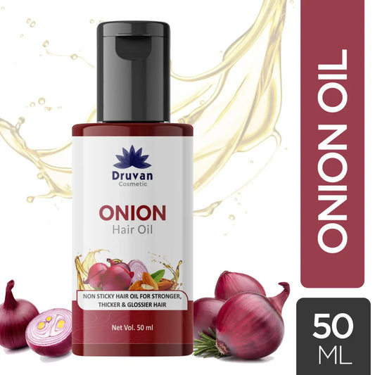 Onion Oil Hair Oil For Hair Stimulant, Mineral Oil, Silicones And Parabens  (50 ml)